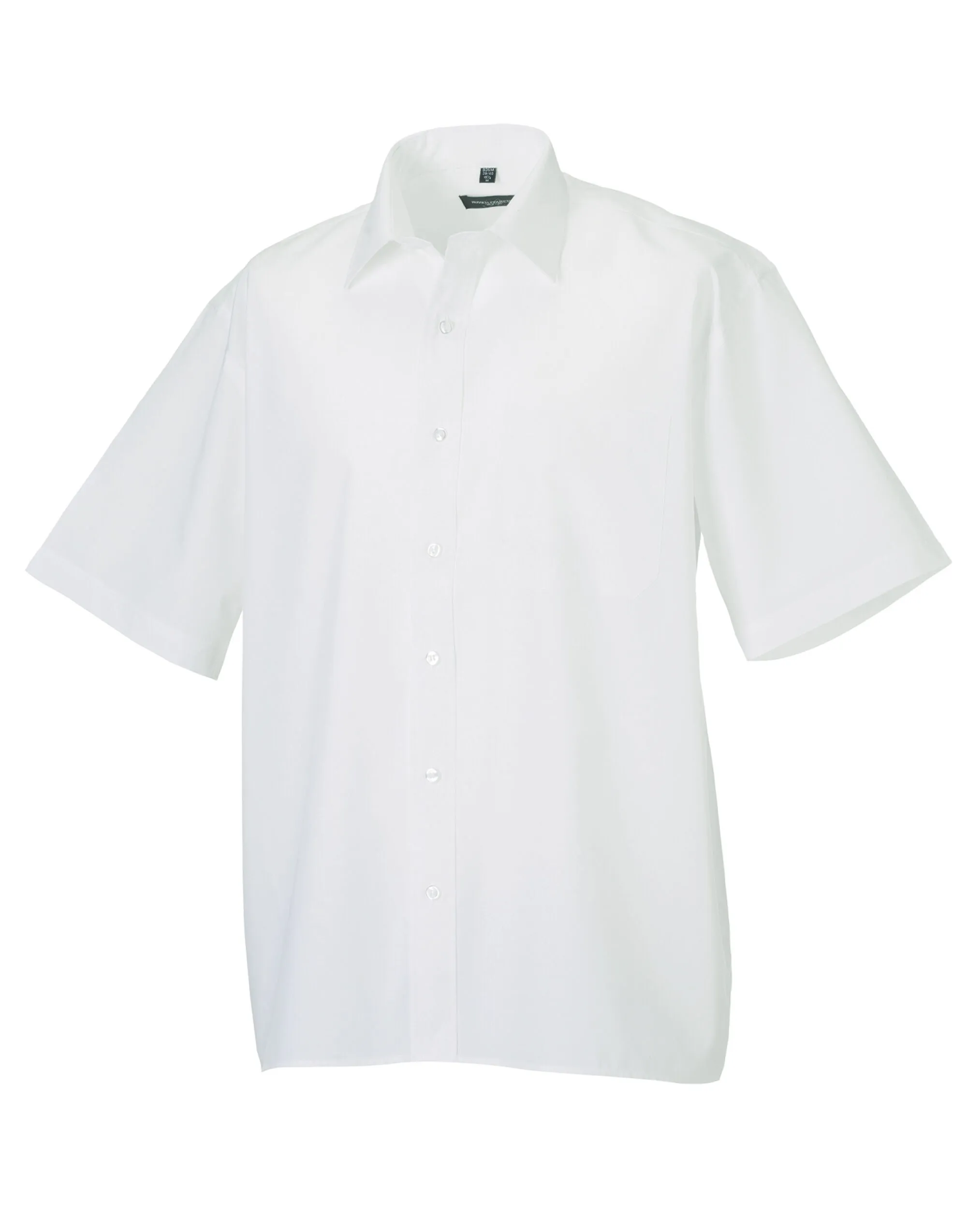935M Russell Collection Men SS Classic Poplin