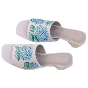 Alepel - Women's Hand-Painted Hydrangea Heels