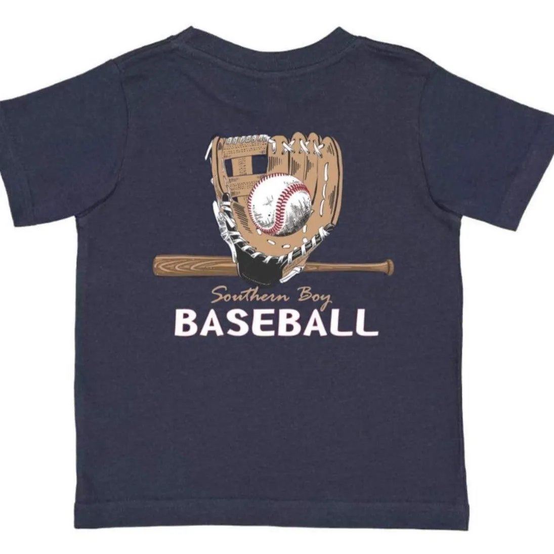 Baseball Glove Boy's Short Sleeve Shirt