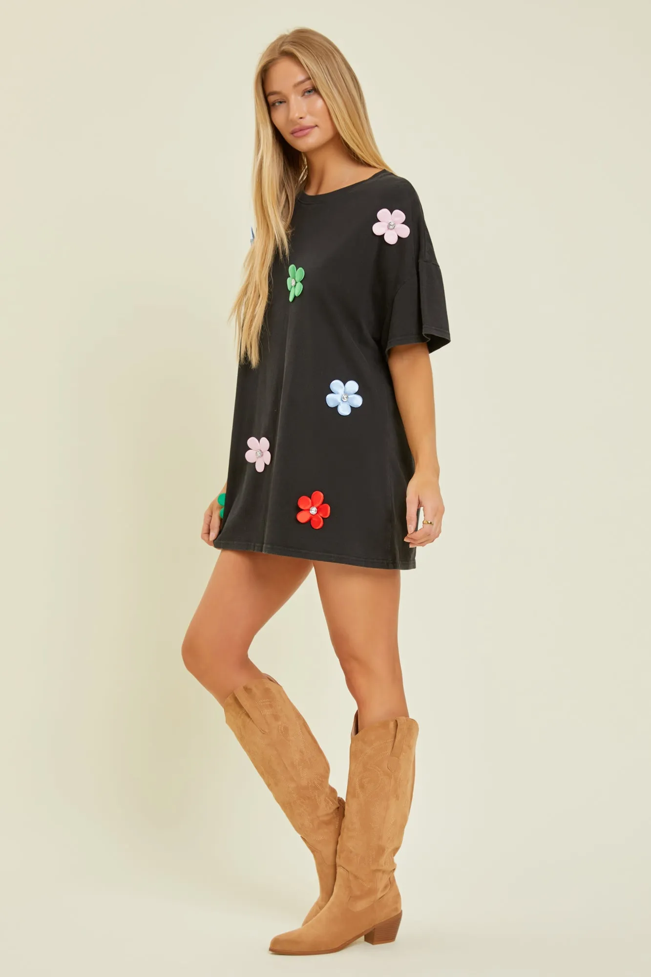 Bloom Wildly T-Shirt Dress