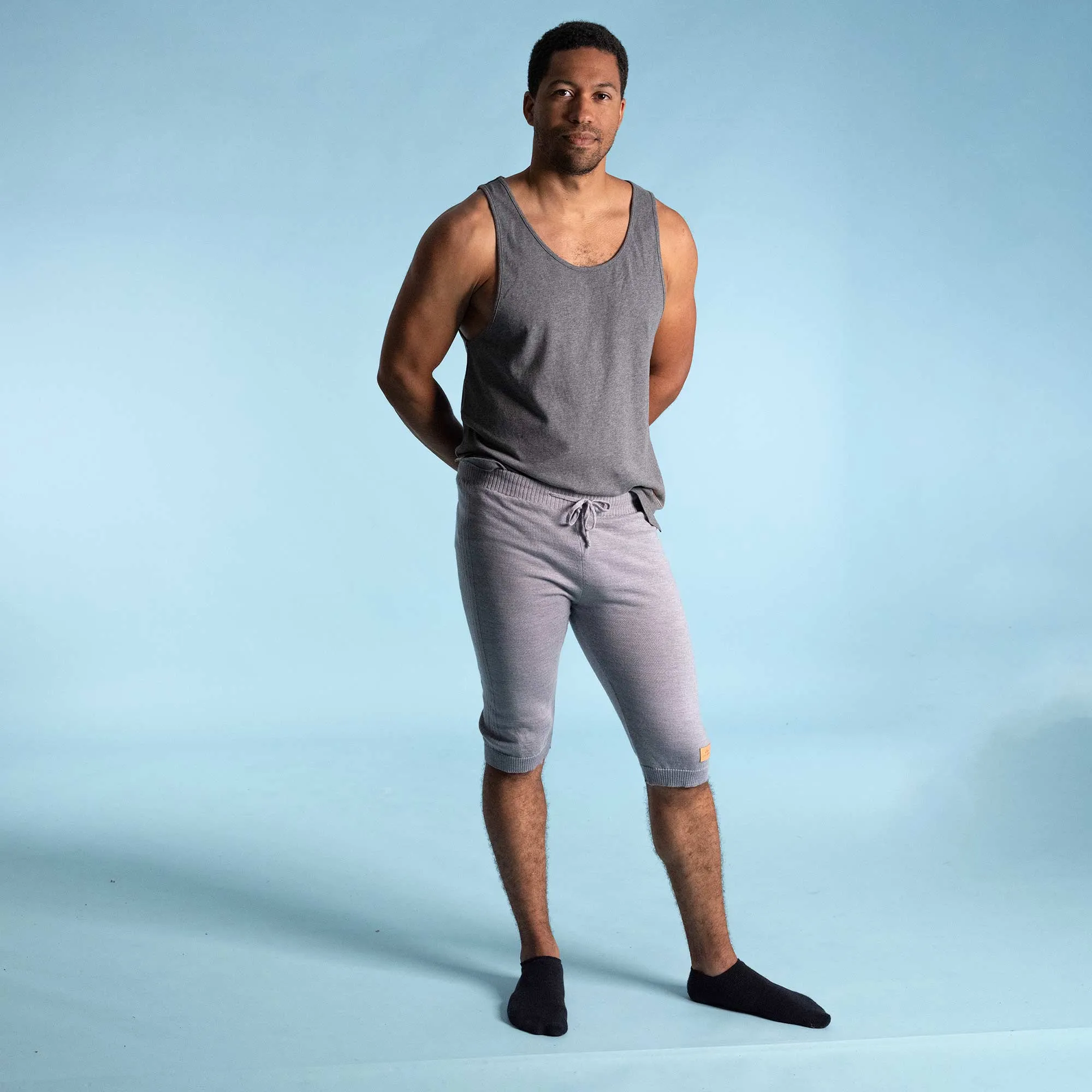 BRAD 100% Organic Prima Cotton Muscle Tank Top (Deep cut) (OC Thread Option, 100% Biodegradable)