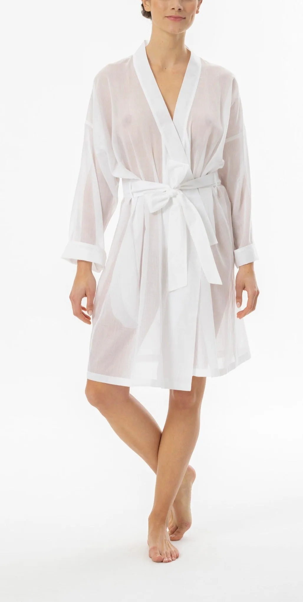Celeste 3 Kimono Style Short Robe (In stock, 3-day dispatch)