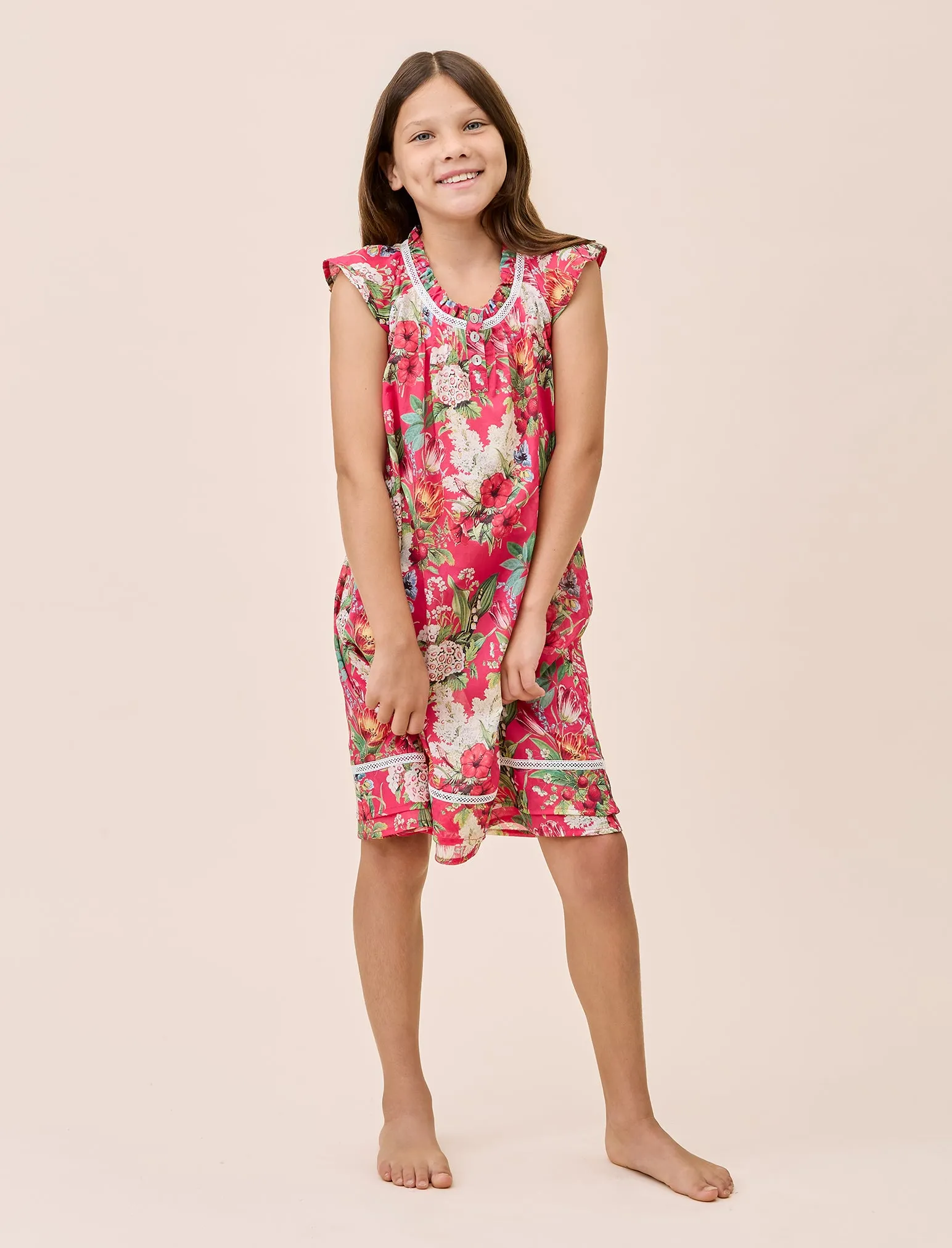 Clara Girls Flutter Nightgown