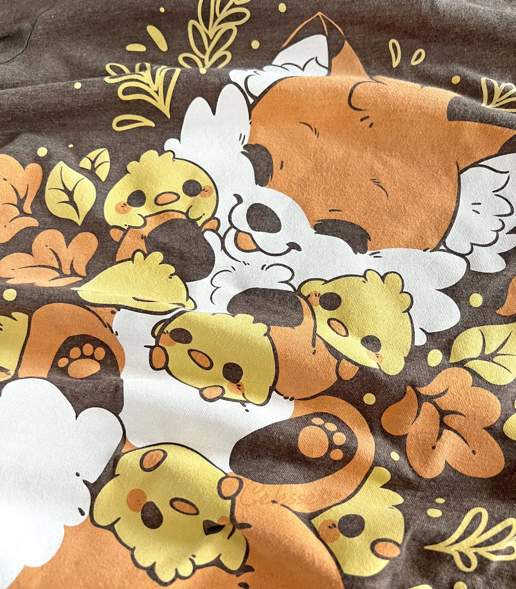 Doki Fox and Chicks Shirt