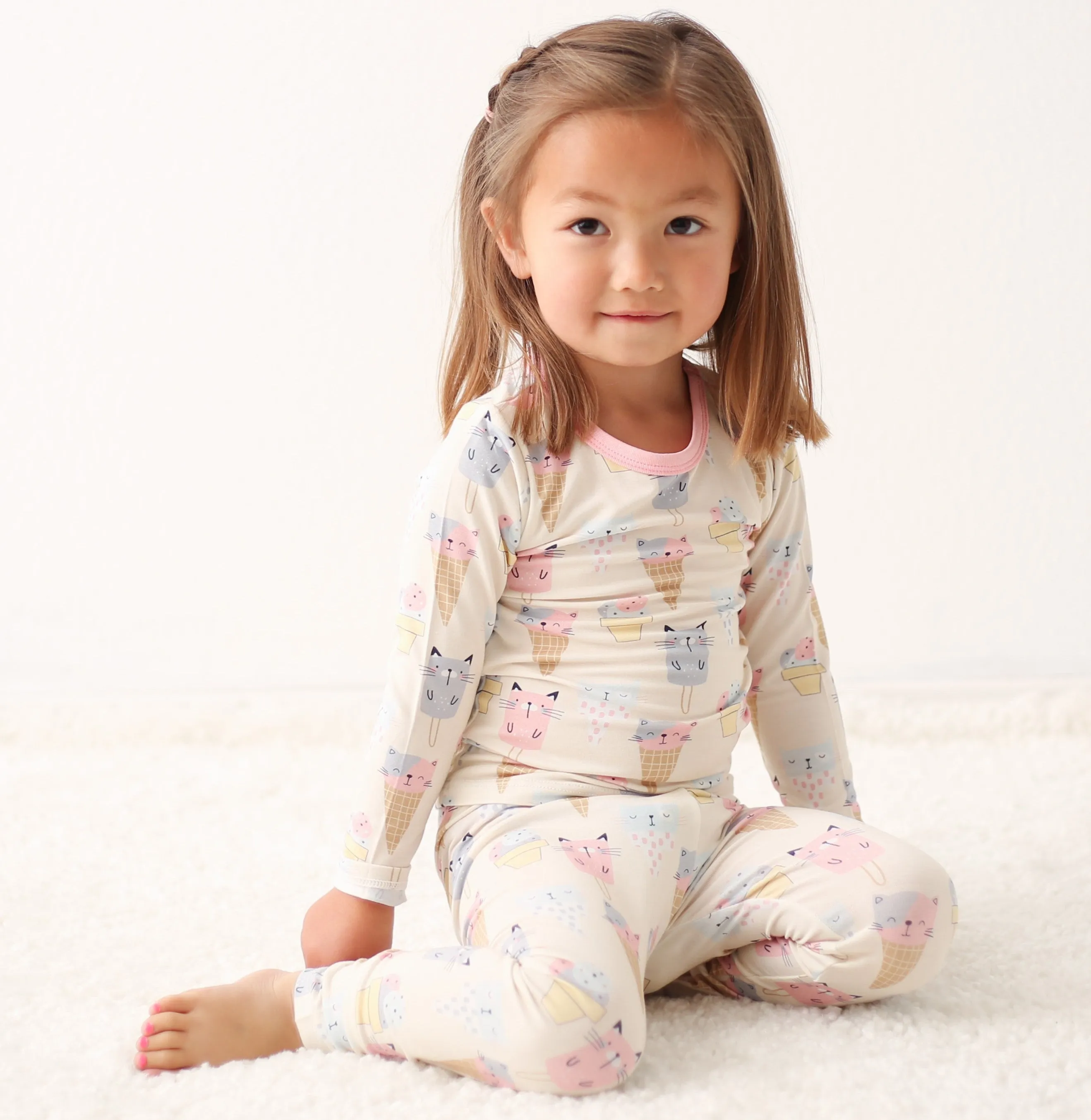 Ice Cream Paw-ty Pink PJs