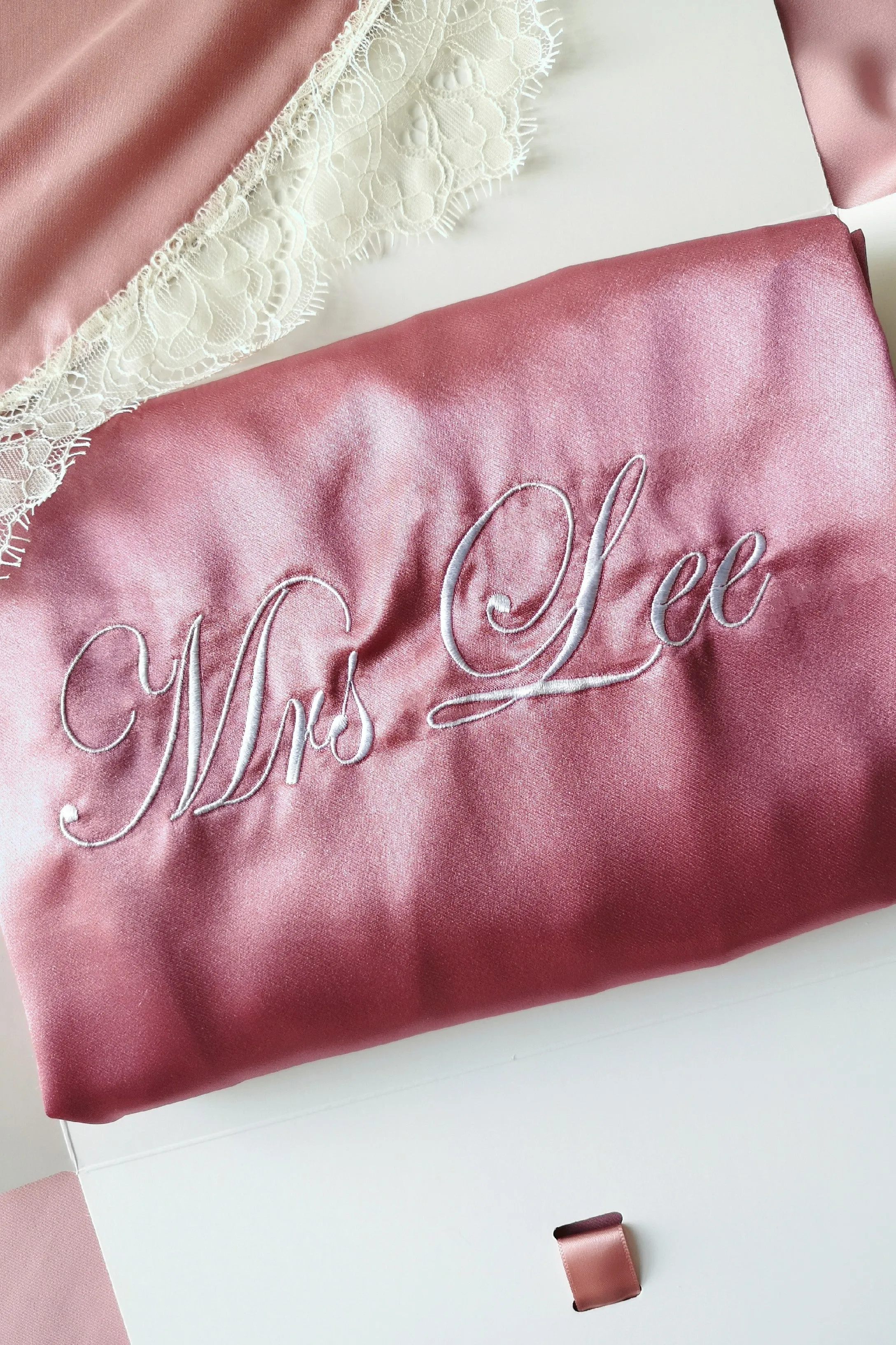 Personalized Silk Robe (120 colours)