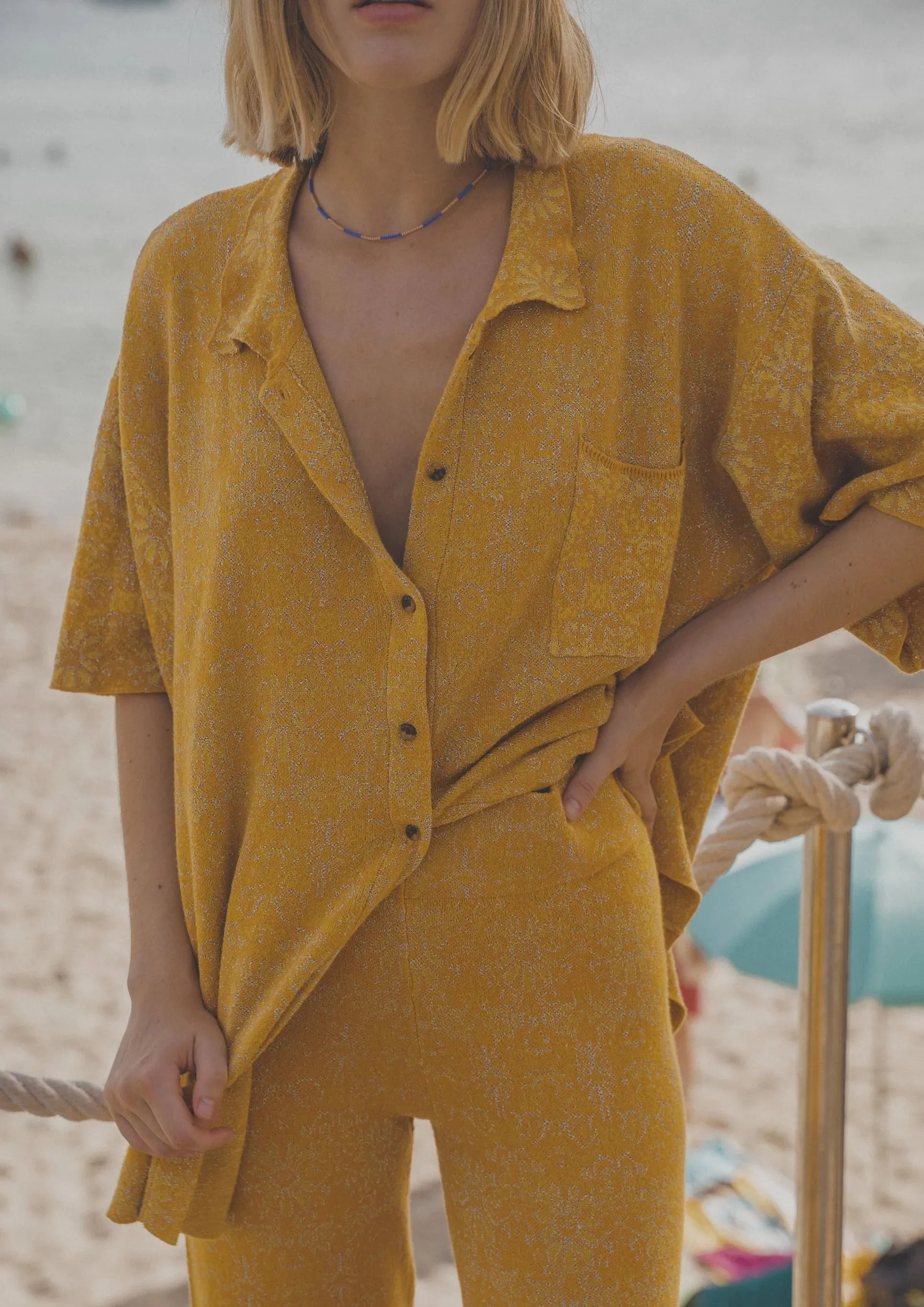 SLOANE II SHIRT | SUNSET GOLD