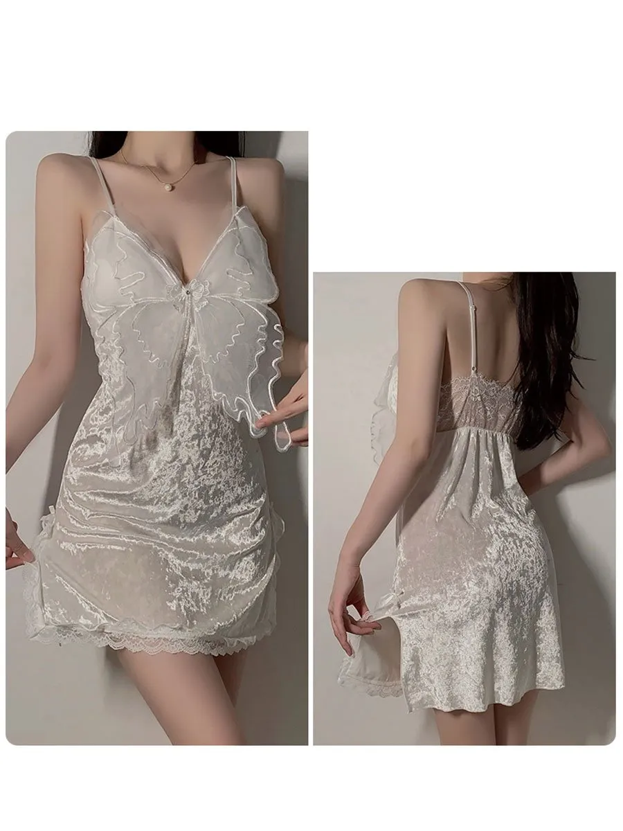 Velvet Butterfly Loungewear Set