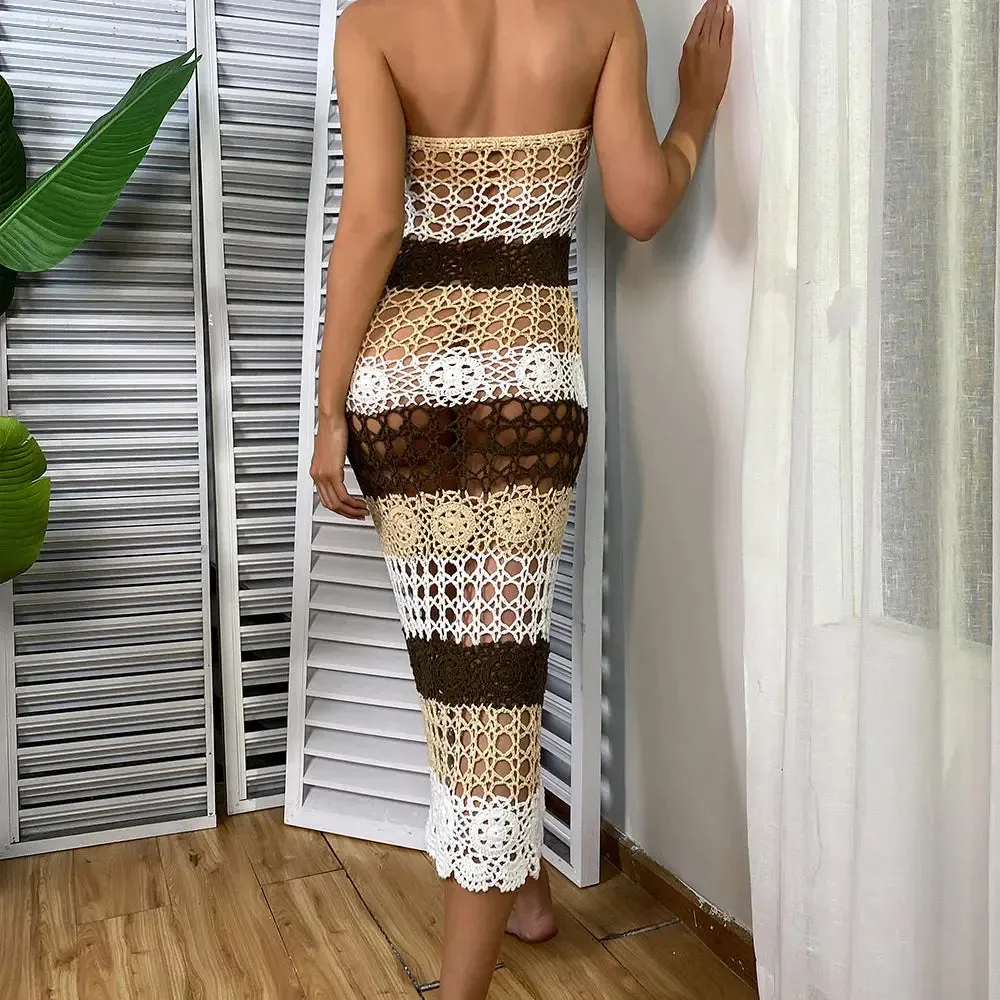 Women's Hollow Hand Crochet Long dress